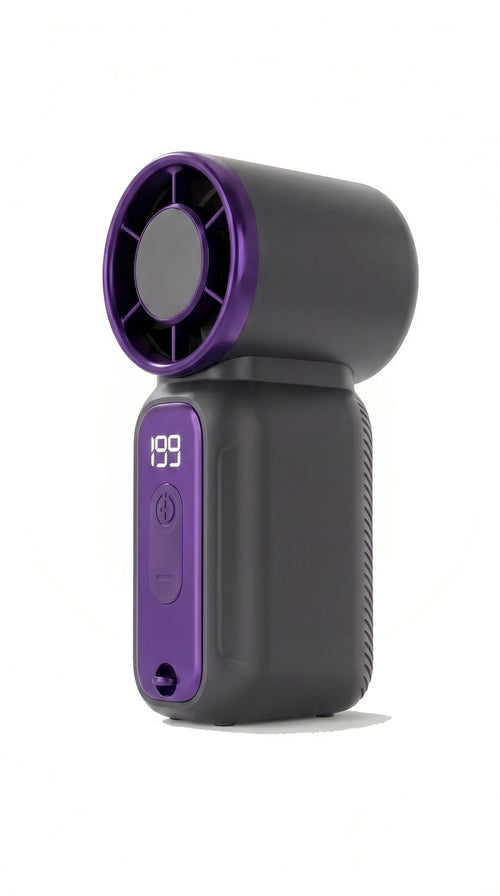Mini Ventilateur Portatif Rechargeable — Écran Digital