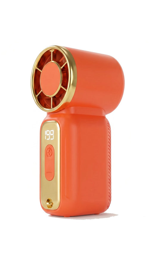 Mini Ventilateur Portatif Rechargeable — Écran Digital