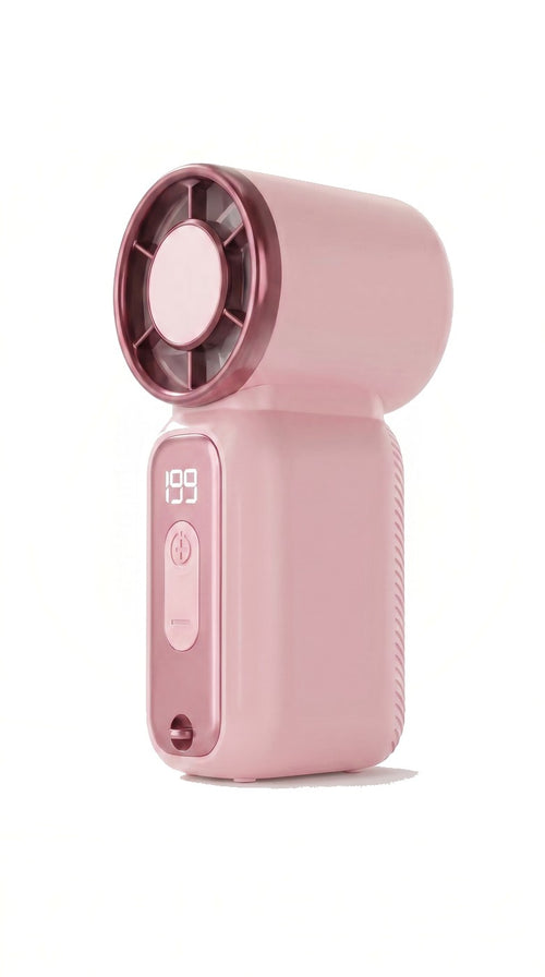 Mini Ventilateur Portatif Rechargeable — Écran Digital
